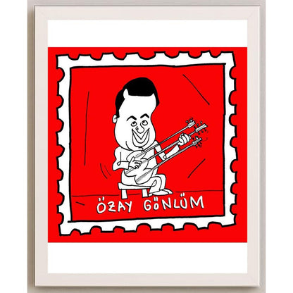 Hayati Boyacıoğlu Kişiye Özel Sertifikalı Sınırlı Fine Art Karikatür Baskı CAD00114