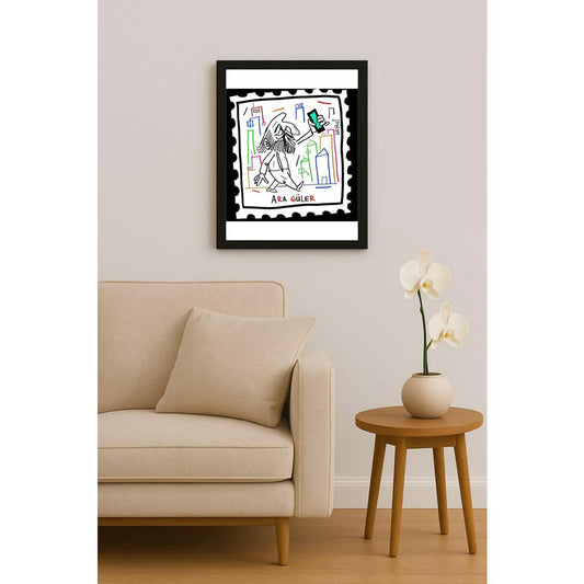 Hayati Boyacıoğlu Kişiye Özel Sertifikalı Sınırlı Fine Art Karikatür Baskı CAD00116