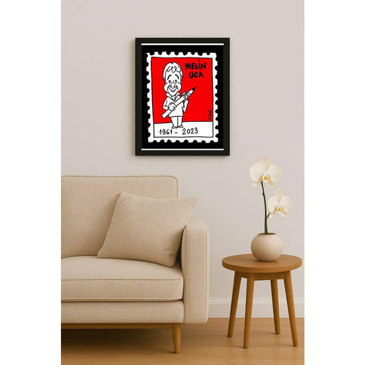Hayati Boyacıoğlu Kişiye Özel Sertifikalı Sınırlı Fine Art Karikatür Baskı CAD00118