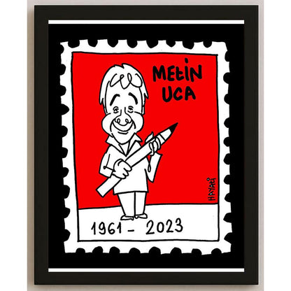 Hayati Boyacıoğlu Kişiye Özel Sertifikalı Sınırlı Fine Art Karikatür Baskı CAD00118