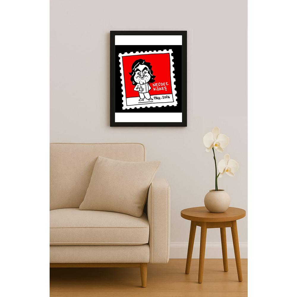 Hayati Boyacıoğlu Kişiye Özel Sertifikalı Sınırlı Fine Art Karikatür Baskı CAD00120