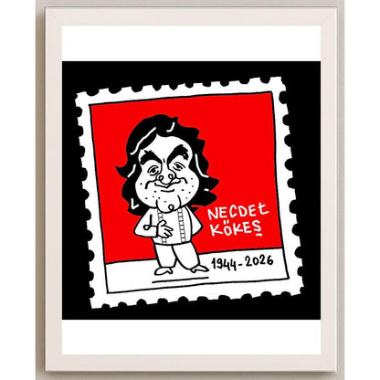 Hayati Boyacıoğlu Kişiye Özel Sertifikalı Sınırlı Fine Art Karikatür Baskı CAD00120