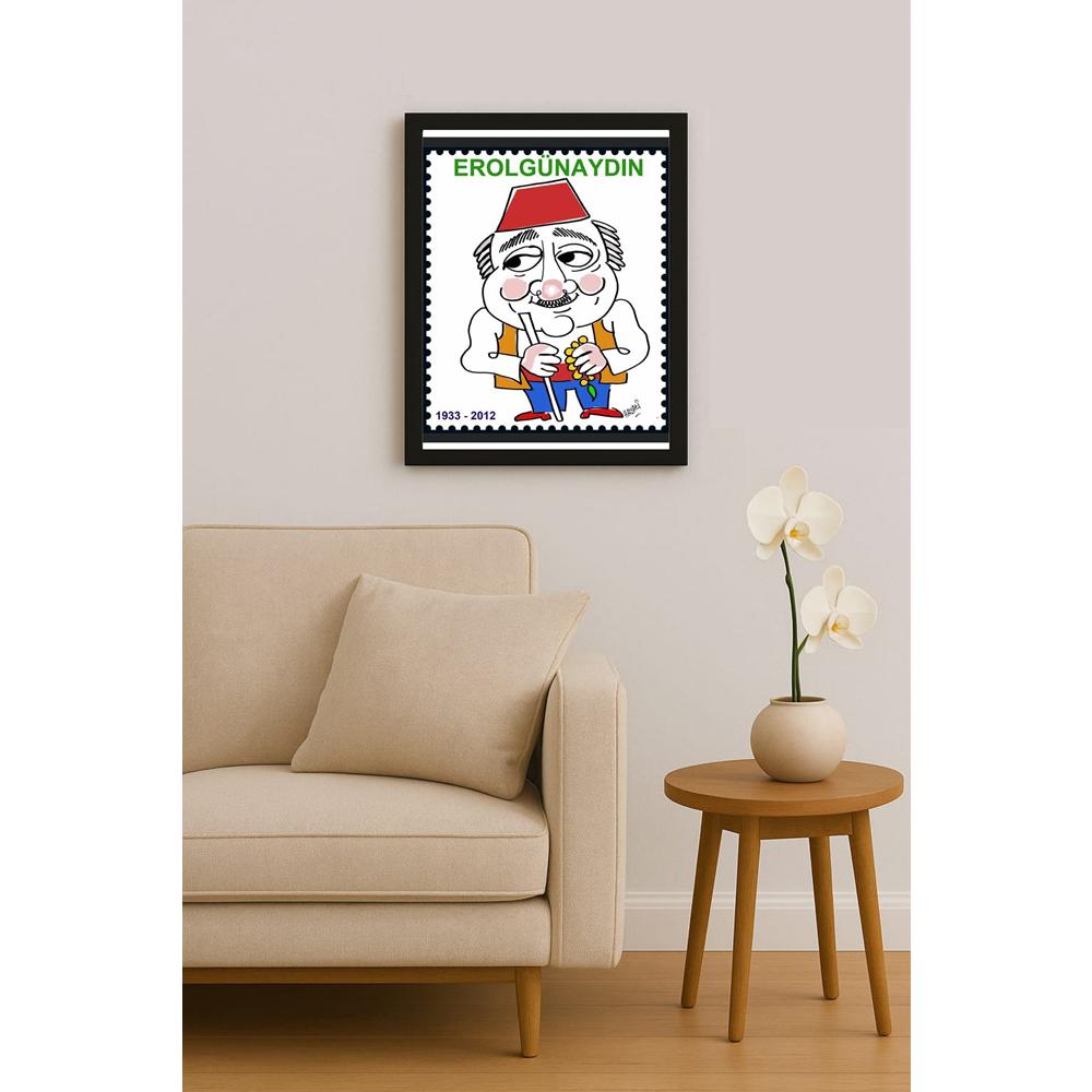 Hayati Boyacıoğlu Kişiye Özel Sertifikalı Sınırlı Fine Art Karikatür Baskı CAD00122