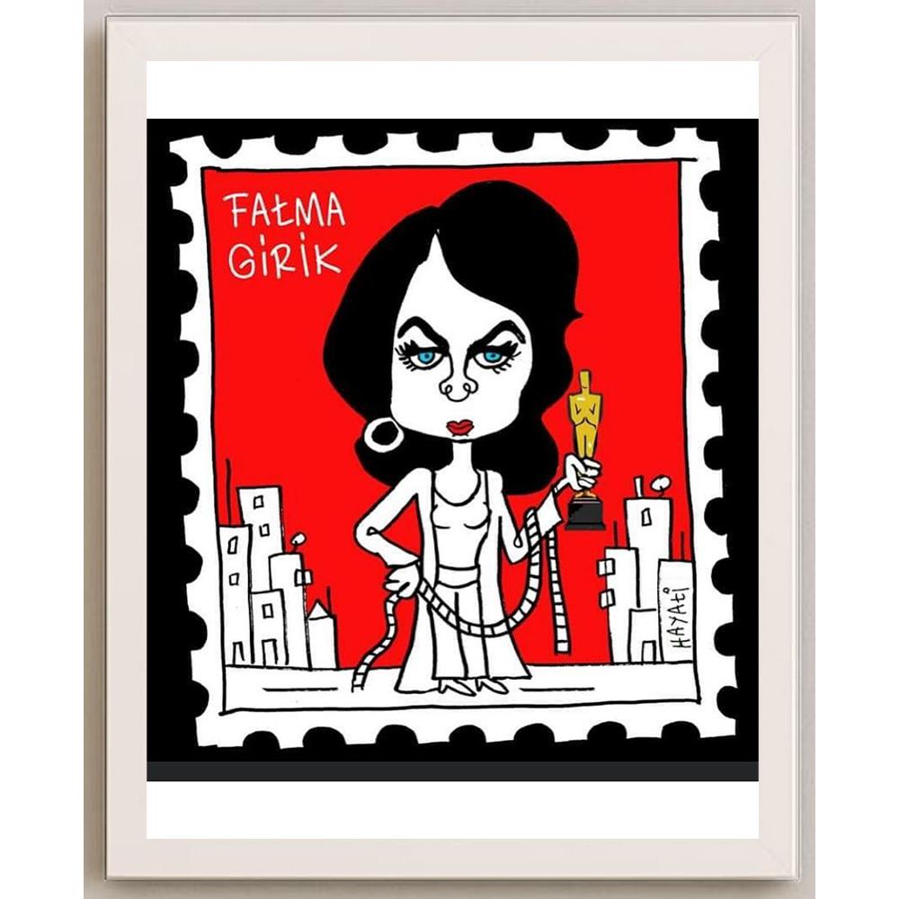 Hayati Boyacıoğlu Kişiye Özel Sertifikalı Sınırlı Fine Art Karikatür Baskı CAD00123