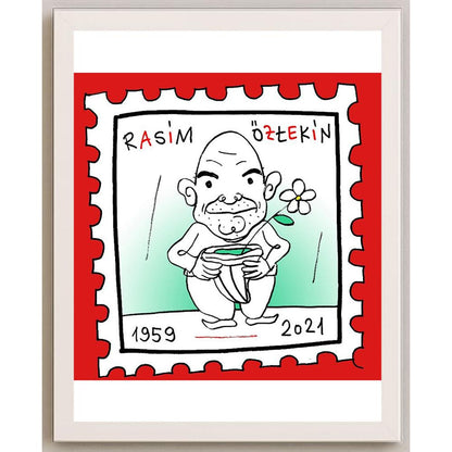 Hayati Boyacıoğlu Kişiye Özel Sertifikalı Sınırlı Fine Art Karikatür Baskı CAD00125