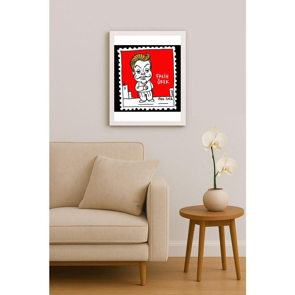 Hayati Boyacıoğlu Kişiye Özel Sertifikalı Sınırlı Fine Art Karikatür Baskı CAD00127