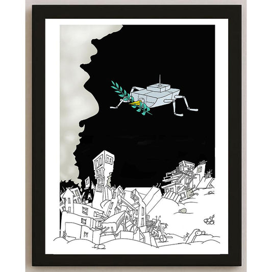 Zoran Mihailovic Kişiye Özel Sertifikalı Sınırlı Fine Art Karikatür Baskı CAD00129