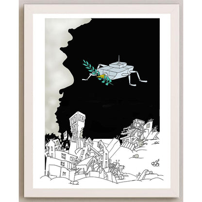 Zoran Mihailovic Kişiye Özel Sertifikalı Sınırlı Fine Art Karikatür Baskı CAD00129