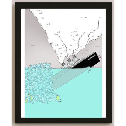 Zoran Mihailovic Kişiye Özel Sertifikalı Sınırlı Fine Art Karikatür Baskı CAD00130
