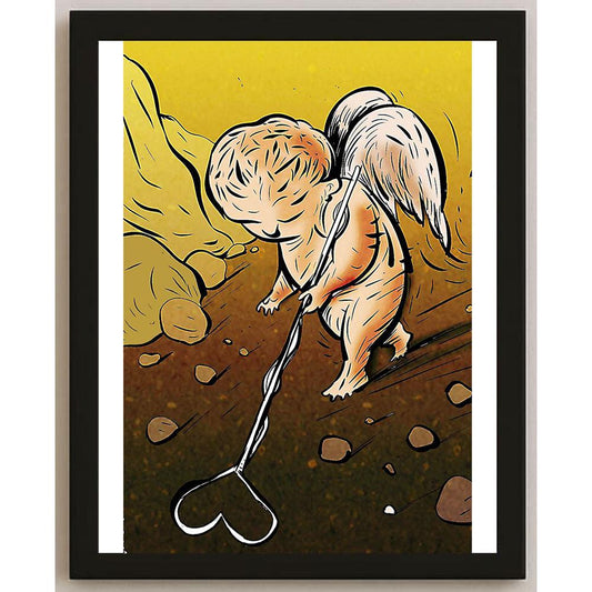 Oğuz Gürel Kişiye Özel Sertifikalı Sınırlı Fine Art Karikatür Baskı CAD00138