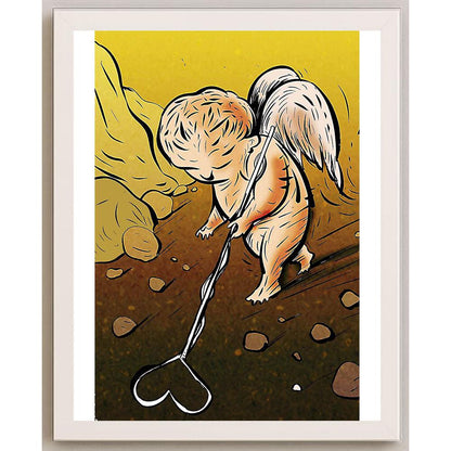Oğuz Gürel Kişiye Özel Sertifikalı Sınırlı Fine Art Karikatür Baskı CAD00138