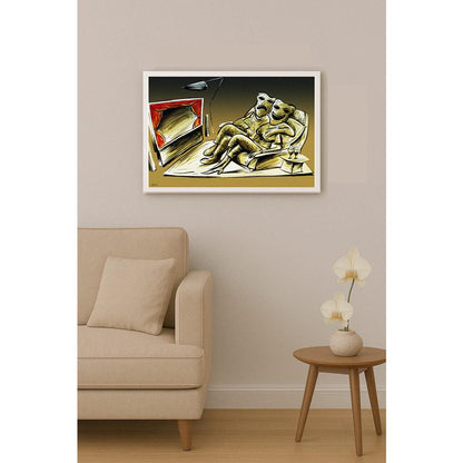 Oğuz Gürel Kişiye Özel Sertifikalı Sınırlı Fine Art Karikatür Baskı CAD00139