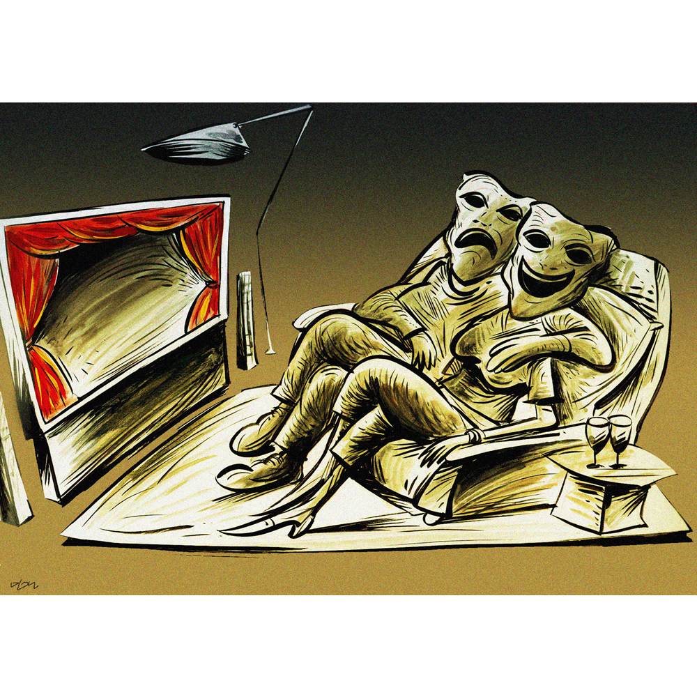 Oğuz Gürel Kişiye Özel Sertifikalı Sınırlı Fine Art Karikatür Baskı CAD00139