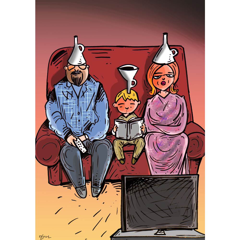 Oğuz Gürel Kişiye Özel Sertifikalı Sınırlı Fine Art Karikatür Baskı CAD00140