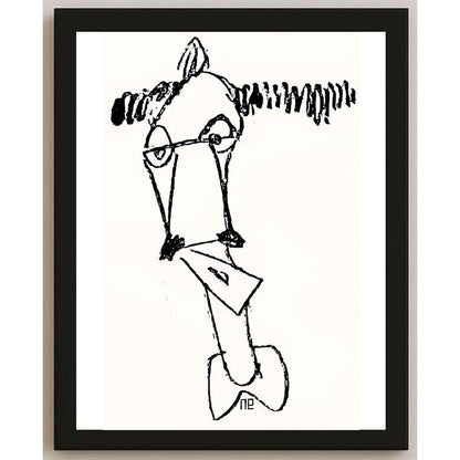 Nezih Danyal Tipler Kişiye Özel Sertifikalı Sınırlı Fine Art Karikatür Baskı NTP00005