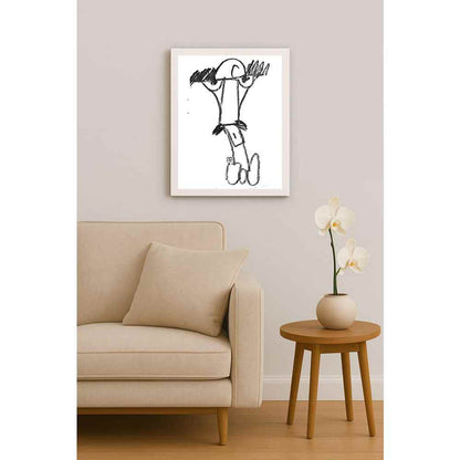 Nezih Danyal Tipler Kişiye Özel Sertifikalı Sınırlı Fine Art Karikatür Baskı NTP00006