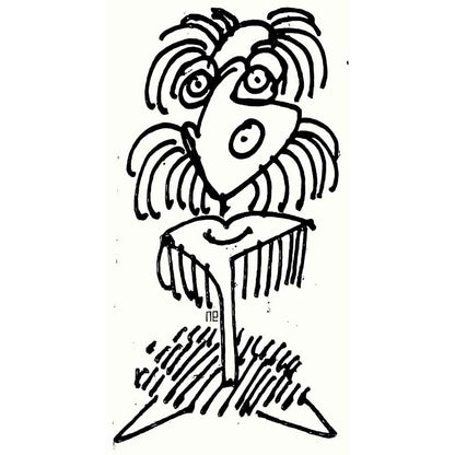 Nezih Danyal Tipler Kişiye Özel Sertifikalı Sınırlı Fine Art Karikatür Baskı NTP00007