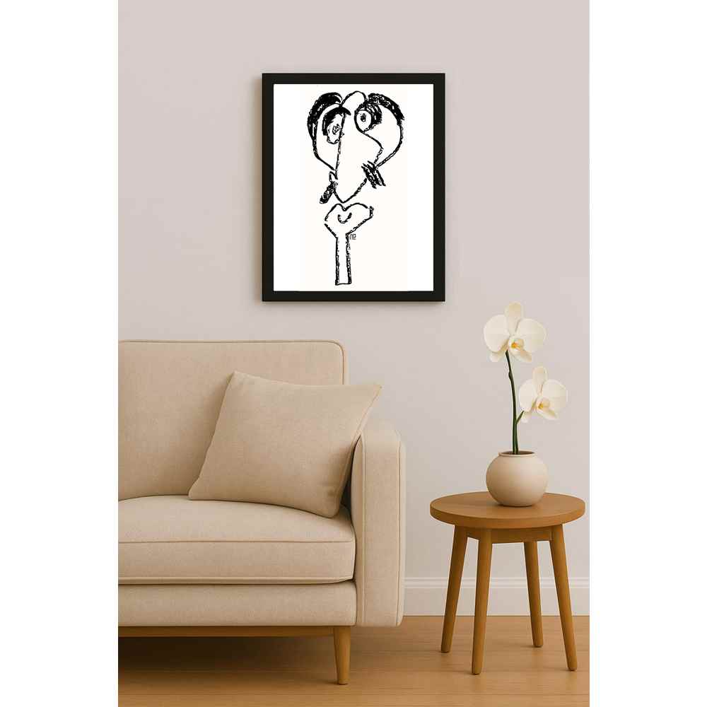 Nezih Danyal Tipler Kişiye Özel Sertifikalı Sınırlı Fine Art Karikatür Baskı NTP00009