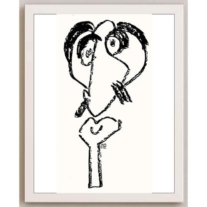 Nezih Danyal Tipler Kişiye Özel Sertifikalı Sınırlı Fine Art Karikatür Baskı NTP00009