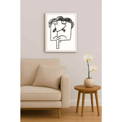 Nezih Danyal Tipler Kişiye Özel Sertifikalı Sınırlı Fine Art Karikatür Baskı NTP00010