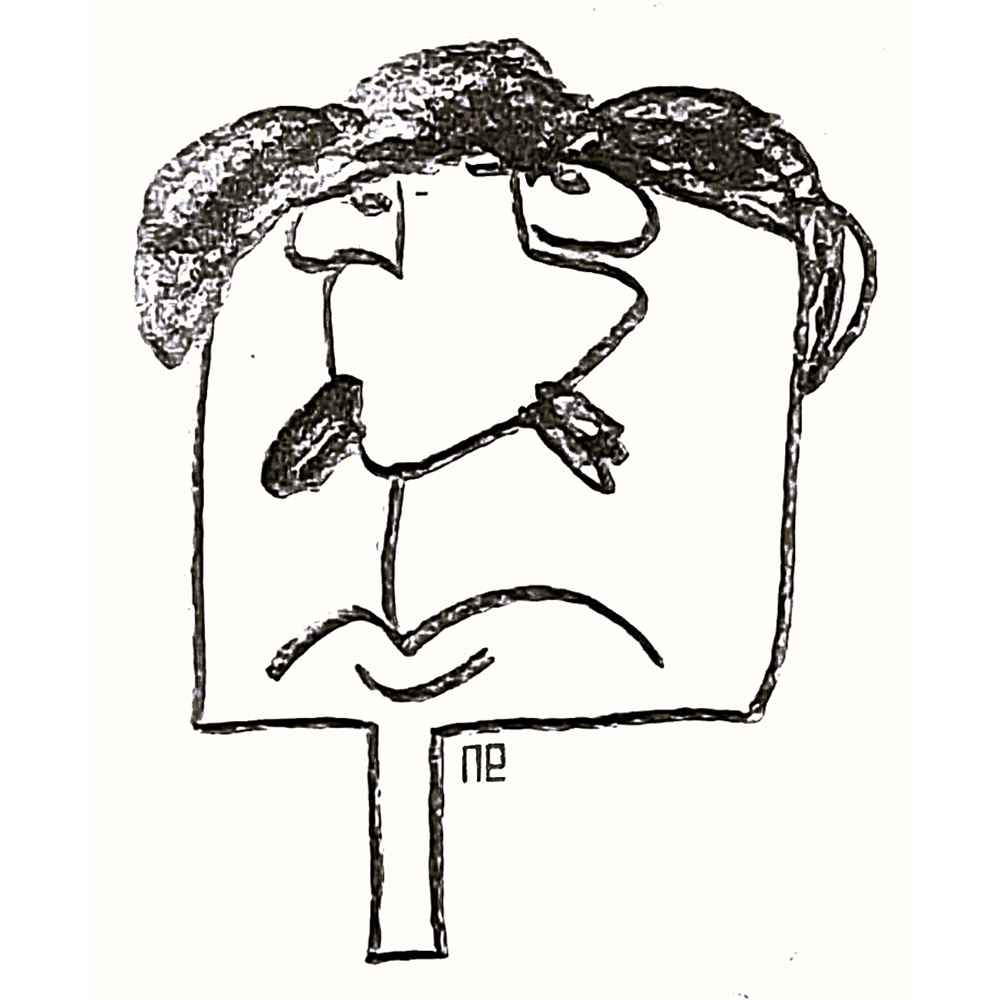 Nezih Danyal Tipler Kişiye Özel Sertifikalı Sınırlı Fine Art Karikatür Baskı NTP00010