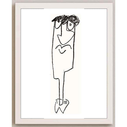 Nezih Danyal Tipler Kişiye Özel Sertifikalı Sınırlı Fine Art Karikatür Baskı NTP00011