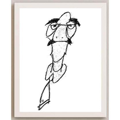 Nezih Danyal Tipler Kişiye Özel Sertifikalı Sınırlı Fine Art Karikatür Baskı NTP00014