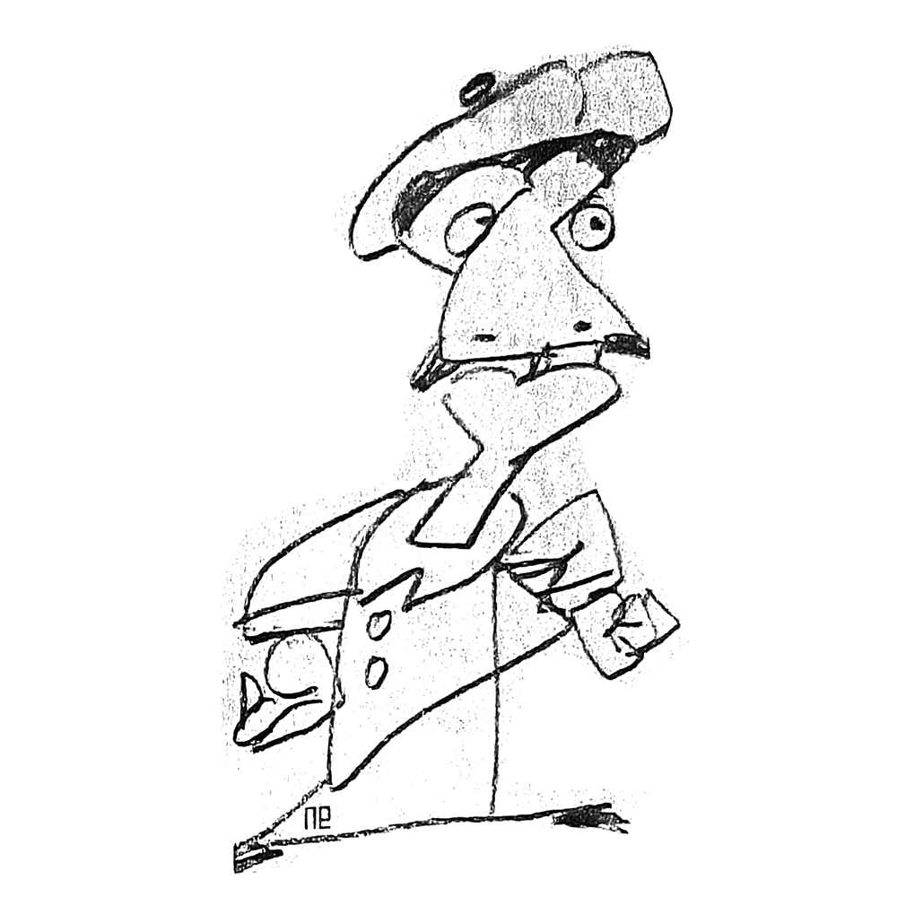 Nezih Danyal Tipler Kişiye Özel Sertifikalı Sınırlı Fine Art Karikatür Baskı NTP00015