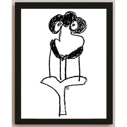 Nezih Danyal Tipler Kişiye Özel Sertifikalı Sınırlı Fine Art Karikatür Baskı NTP00018