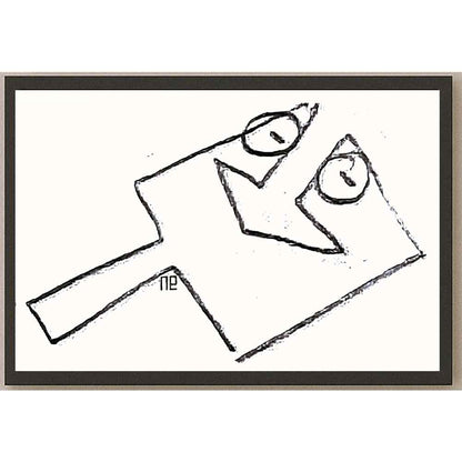 Nezih Danyal Tipler Kişiye Özel Sertifikalı Sınırlı Fine Art Karikatür Baskı NTP00021