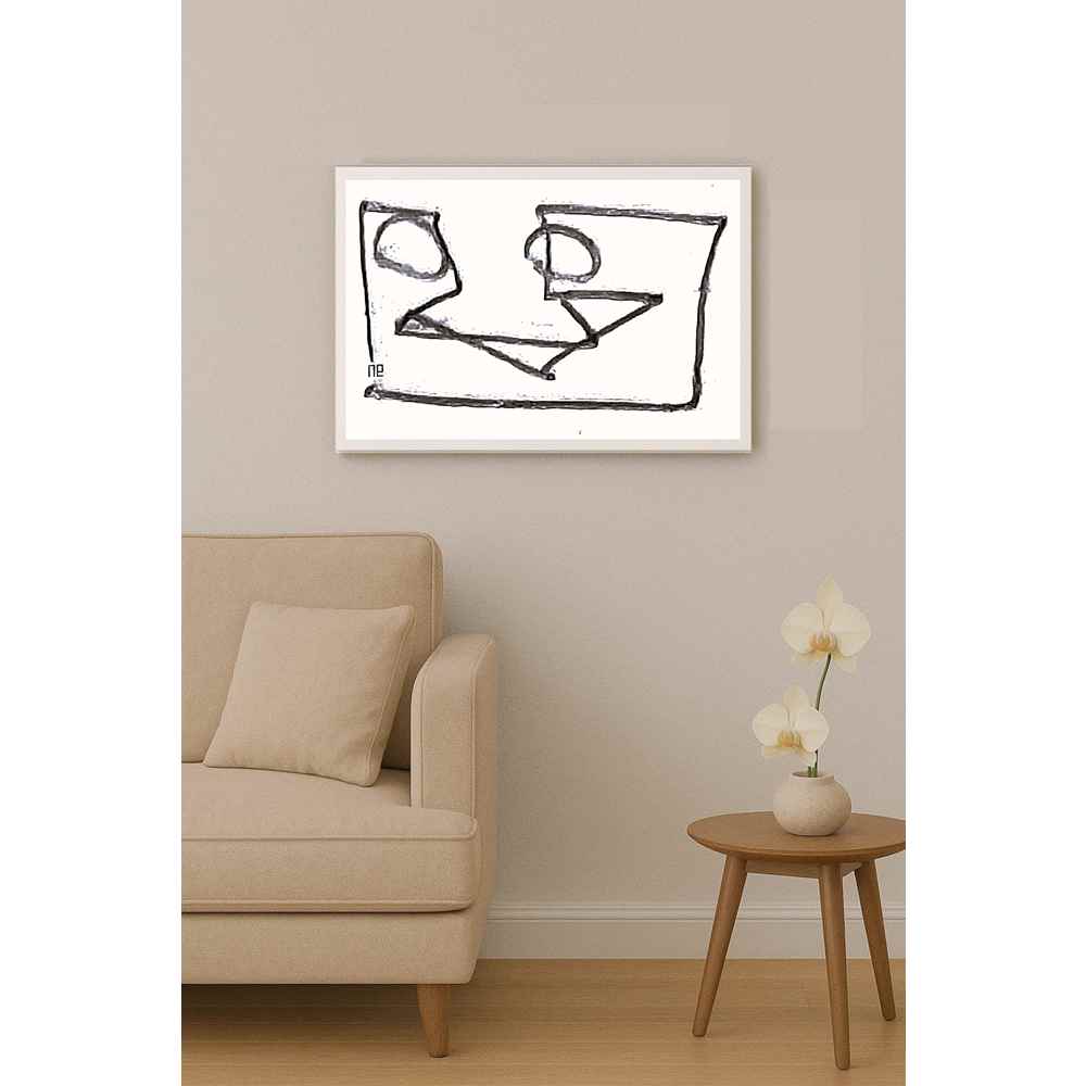 Nezih Danyal Tipler Kişiye Özel Sertifikalı Sınırlı Fine Art Karikatür Baskı NTP00022