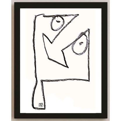 Nezih Danyal Tipler Kişiye Özel Sertifikalı Sınırlı Fine Art Karikatür Baskı NTP00023