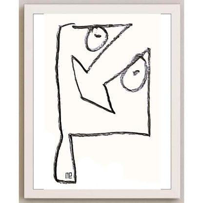 Nezih Danyal Tipler Kişiye Özel Sertifikalı Sınırlı Fine Art Karikatür Baskı NTP00023