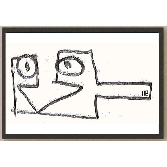 Nezih Danyal Tipler Kişiye Özel Sertifikalı Sınırlı Fine Art Karikatür Baskı NTP00024