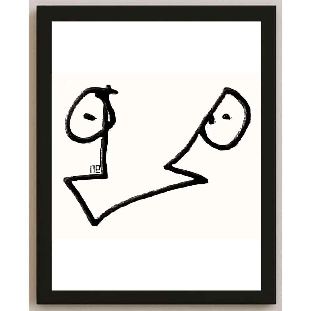 Nezih Danyal Tipler Kişiye Özel Sertifikalı Sınırlı Fine Art Karikatür Baskı NTP00025