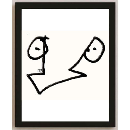 Nezih Danyal Tipler Kişiye Özel Sertifikalı Sınırlı Fine Art Karikatür Baskı NTP00025