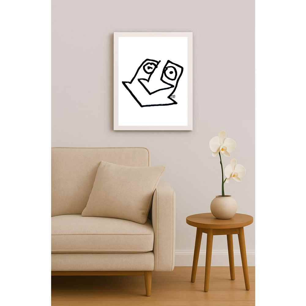 Nezih Danyal Tipler Kişiye Özel Sertifikalı Sınırlı Fine Art Karikatür Baskı NTP00030