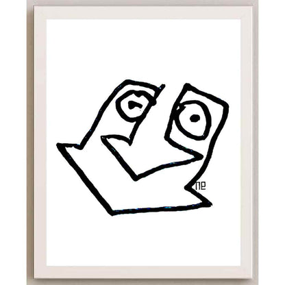 Nezih Danyal Tipler Kişiye Özel Sertifikalı Sınırlı Fine Art Karikatür Baskı NTP00030