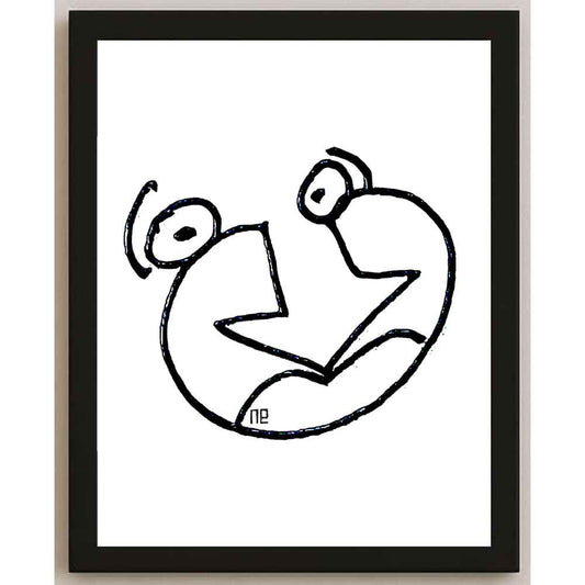 Nezih Danyal Tipler Kişiye Özel Sertifikalı Sınırlı Fine Art Karikatür Baskı NTP00031