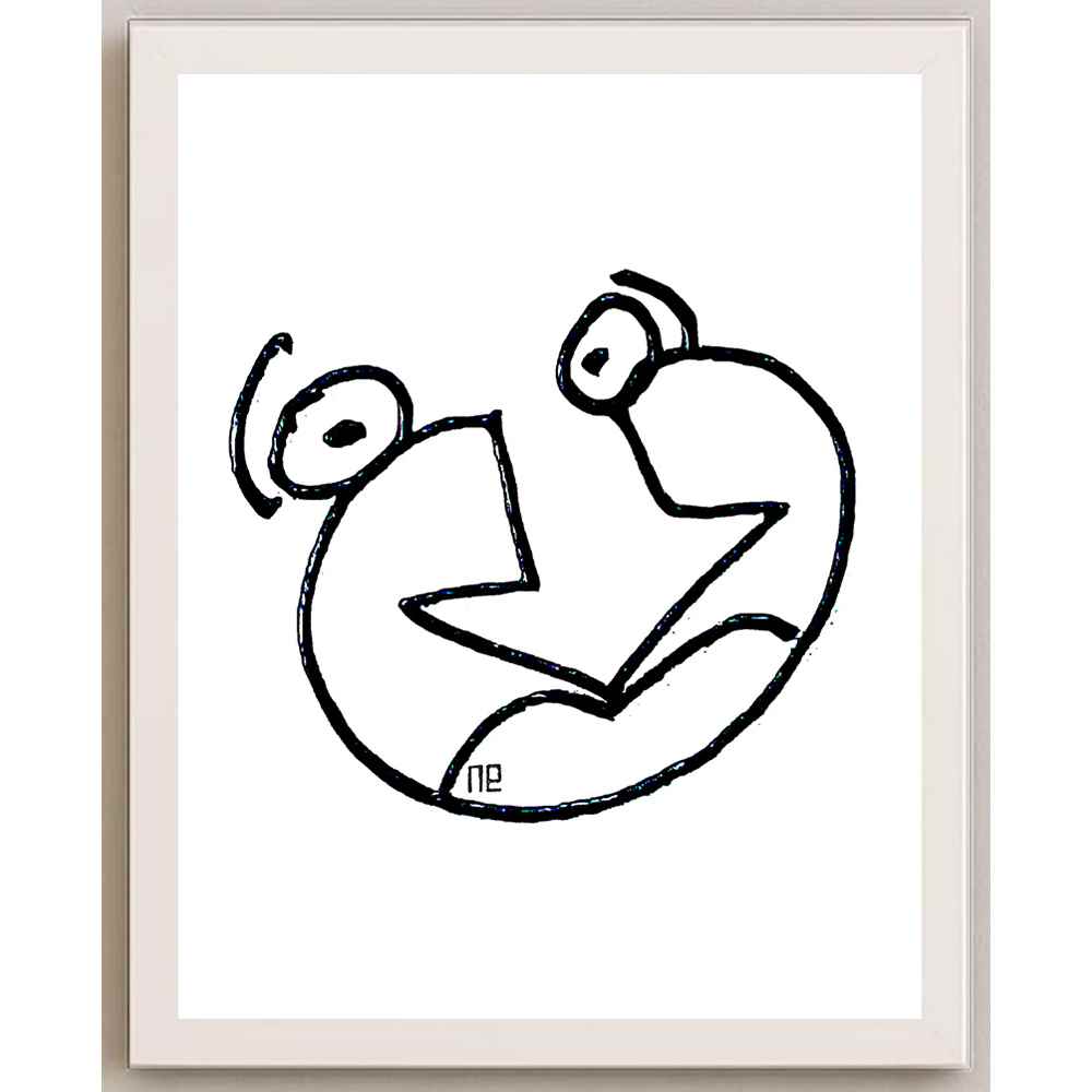 Nezih Danyal Tipler Kişiye Özel Sertifikalı Sınırlı Fine Art Karikatür Baskı NTP00031