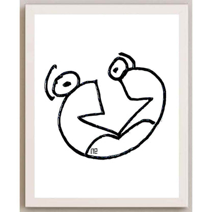 Nezih Danyal Tipler Kişiye Özel Sertifikalı Sınırlı Fine Art Karikatür Baskı NTP00031
