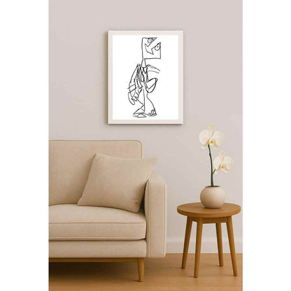 Nezih Danyal Tipler Kişiye Özel Sertifikalı Sınırlı Fine Art Karikatür Baskı NTP00032