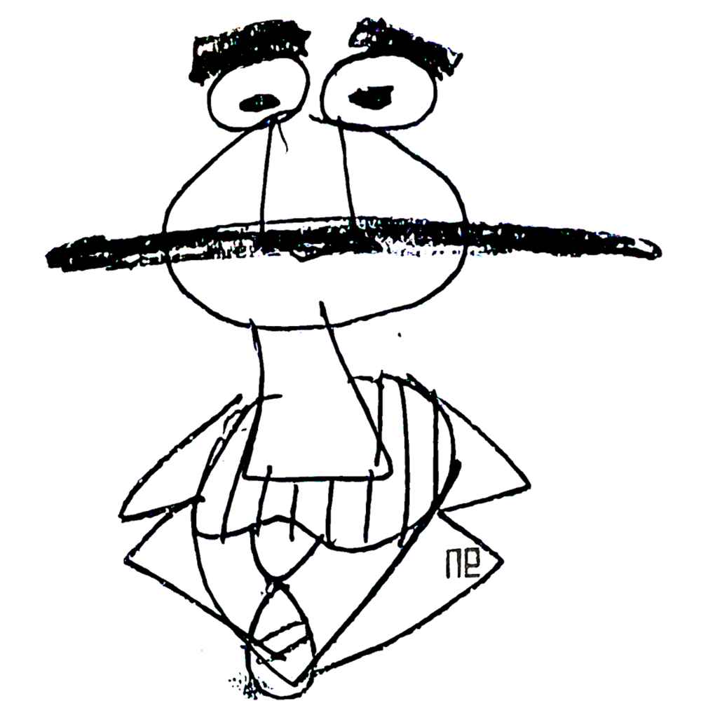 Nezih Danyal Tipler Kişiye Özel Sertifikalı Sınırlı Fine Art Karikatür Baskı NTP00034