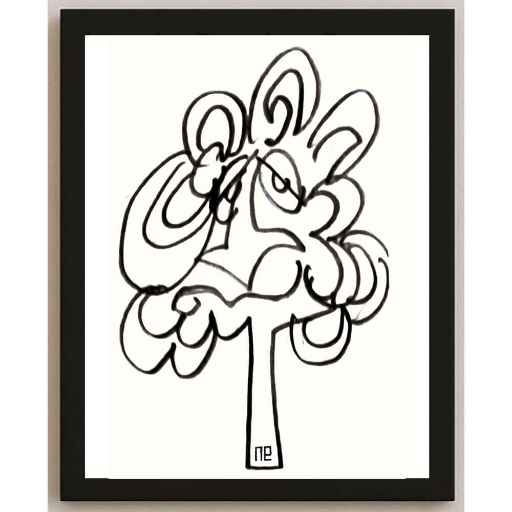 Nezih Danyal Tipler Kişiye Özel Sertifikalı Sınırlı Fine Art Karikatür Baskı NTP00039