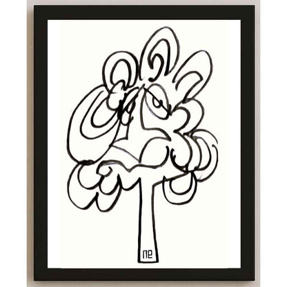 Nezih Danyal Tipler Kişiye Özel Sertifikalı Sınırlı Fine Art Karikatür Baskı NTP00039