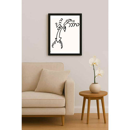 Nezih Danyal Tipler Kişiye Özel Sertifikalı Sınırlı Fine Art Karikatür Baskı NTP00042