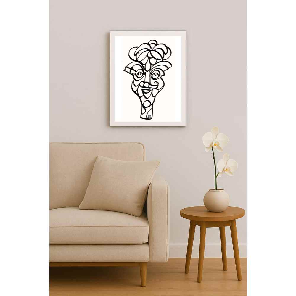 Nezih Danyal Tipler Kişiye Özel Sertifikalı Sınırlı Fine Art Karikatür Baskı NTP00053