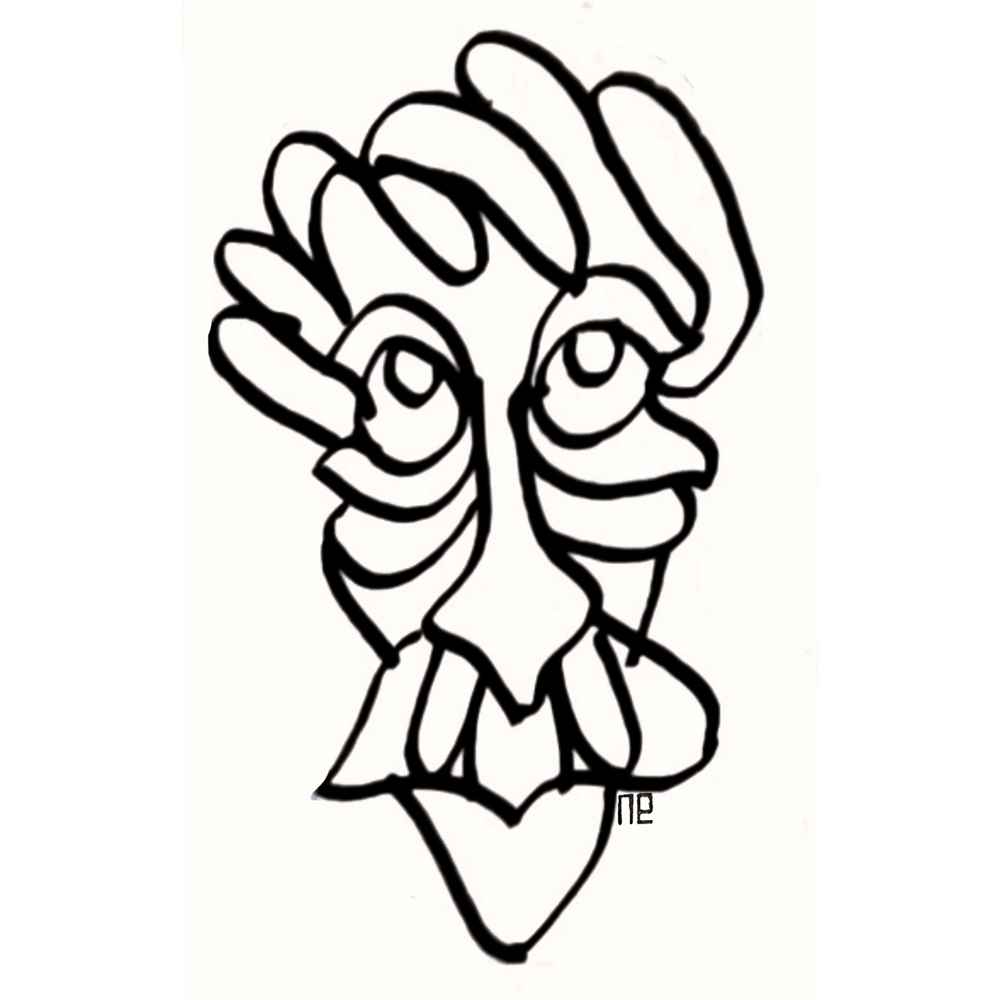 Nezih Danyal Tipler Kişiye Özel Sertifikalı Sınırlı Fine Art Karikatür Baskı NTP00055