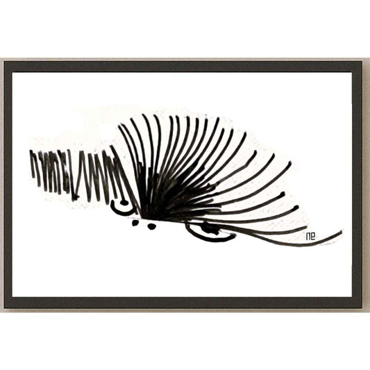Nezih Danyal Tipler Kişiye Özel Sertifikalı Sınırlı Fine Art Karikatür Baskı NTP00074