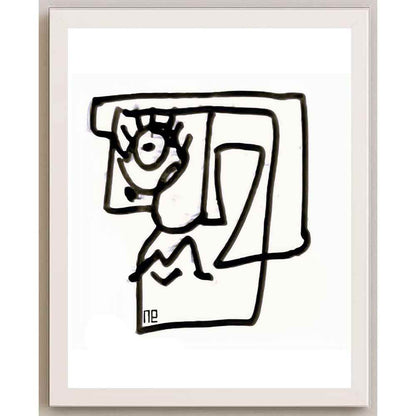 Nezih Danyal Tipler Kişiye Özel Sertifikalı Sınırlı Fine Art Karikatür Baskı NTP00077